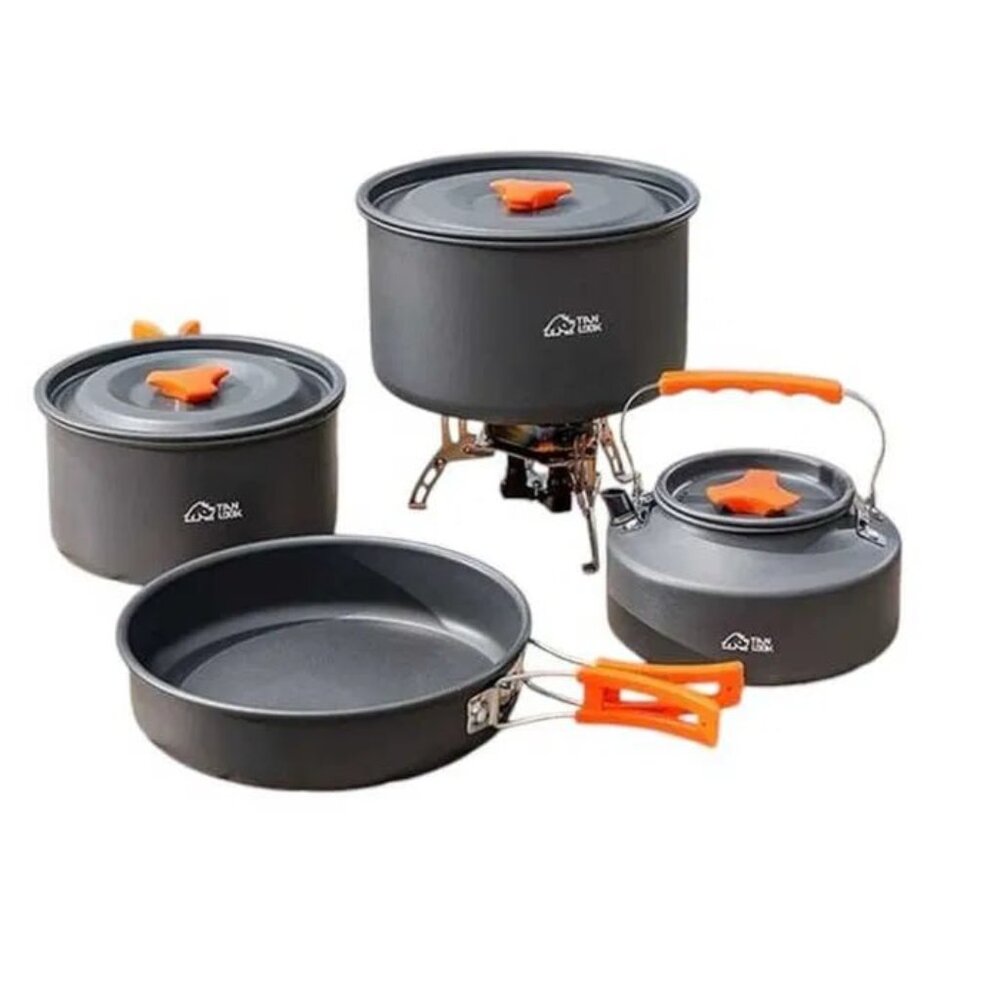 Cookware set for camping or hiking